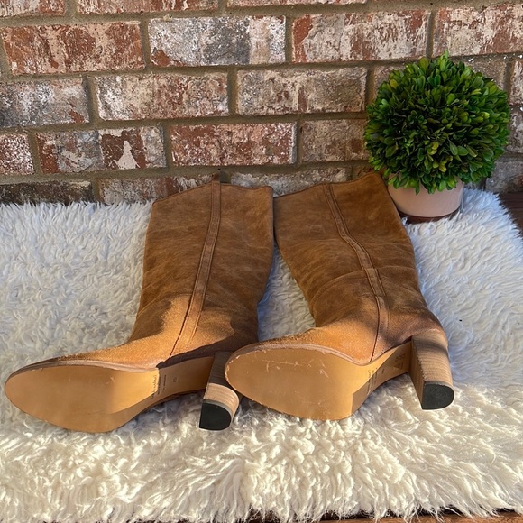 NWOT Isabel Marant Suede Gaucho Knee-High Pullover Boots - Picture 4 of 9